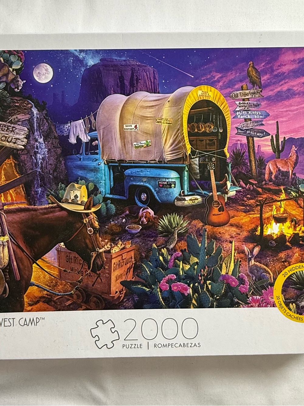 🤠 Buffalo Games "Wild West Camp" 2000-Piece Jigsaw Puzzle